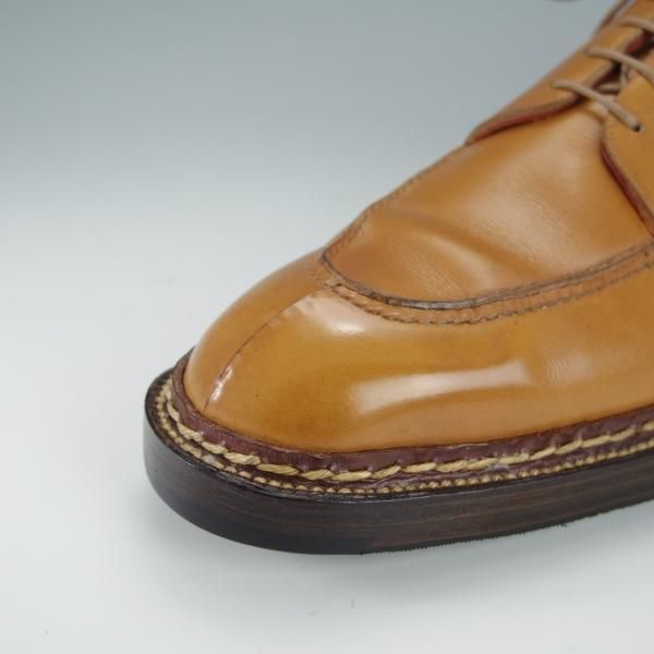 極上★EMORI CUSTOM SHOEMAKER(ビスポーク) UK9程度【注文価格18万円以上★ハンドソーン/ノルウィージャン製法】スキンステッチ★h474