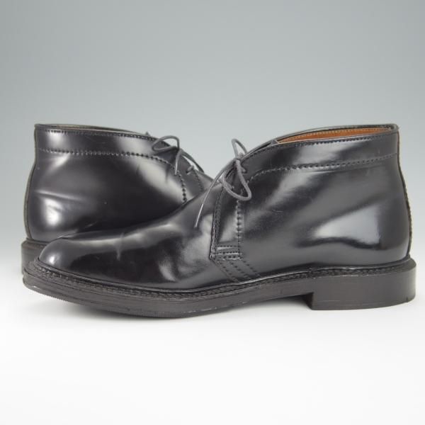 美品★オールデン 7.5D【定価￥176,000-★コードバン/(米)The Shoe Mart別注】1340/バリーラスト/チャッカブーツ/黒/Alden★h479