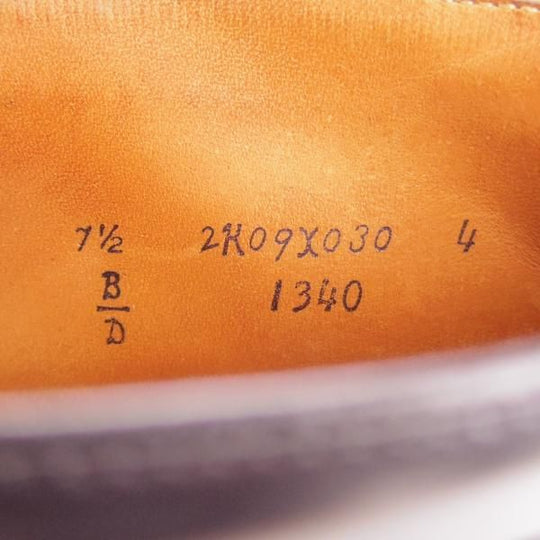 美品★オールデン 7.5D【定価￥176,000-★コードバン/(米)The Shoe Mart別注】1340/バリーラスト/チャッカブーツ/黒/Alden★h479