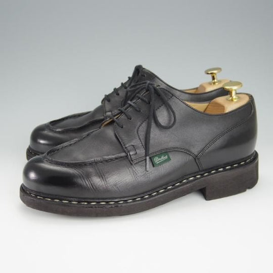 美品★パラブーツ SIZE 7【定価￥71,500-★シャンボード/CHAMBORD】黒/NOIR/Uチップ/リスレザー/TEXソール/メンズ/Paraboot★h481