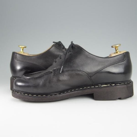 美品★パラブーツ SIZE 7【定価￥71,500-★シャンボード/CHAMBORD】黒/NOIR/Uチップ/リスレザー/TEXソール/メンズ/Paraboot★h481