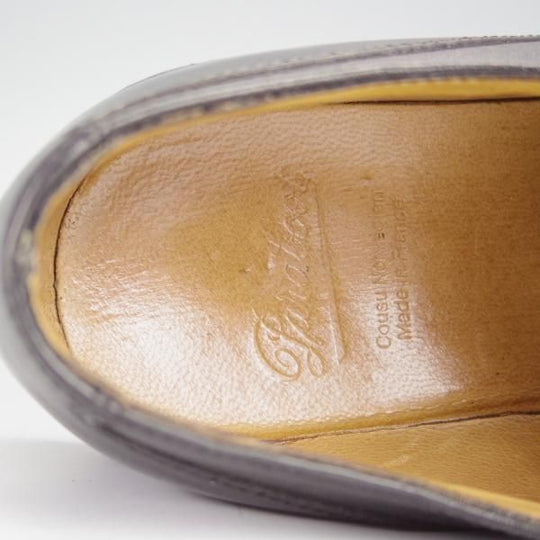 美品★パラブーツ SIZE 7【定価￥71,500-★シャンボード/CHAMBORD】黒/NOIR/Uチップ/リスレザー/TEXソール/メンズ/Paraboot★h481