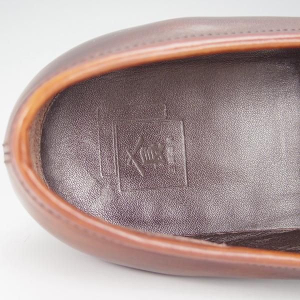 ★三陽山長 SIZE 9【定価￥74,800-★弥三郎/R2013ラスト】コインローファー/カーフ/茶/メンズ/Yasaburo/Sanyo Yamacho★h482