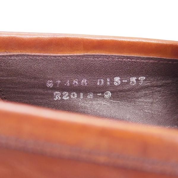 ★三陽山長 SIZE 9【定価￥74,800-★弥三郎/R2013ラスト】コインローファー/カーフ/茶/メンズ/Yasaburo/Sanyo Yamacho★h482