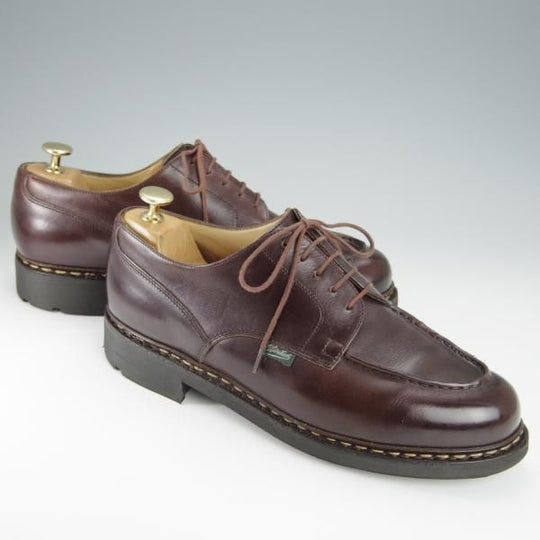 美品★パラブーツ SIZE 8【定価￥79,200-★シャンボード/CHAMBORD】カフェ/CAFE/リスレザー/TEXソール/Uチップ/濃茶/Paraboot★h484