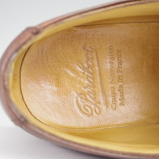 美品★パラブーツ SIZE 8【定価￥79,200-★シャンボード/CHAMBORD】カフェ/CAFE/リスレザー/TEXソール/Uチップ/濃茶/Paraboot★h484