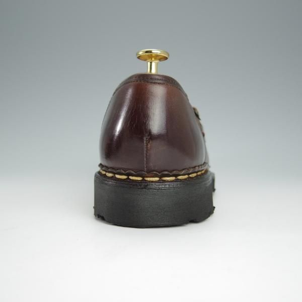 極美品★パラブーツ SIZE 7【定価￥71,500-★ランス/REIMS/カフェ】CAFE/コインローファー/リスレザー/濃茶/メンズ/Paraboot★h486