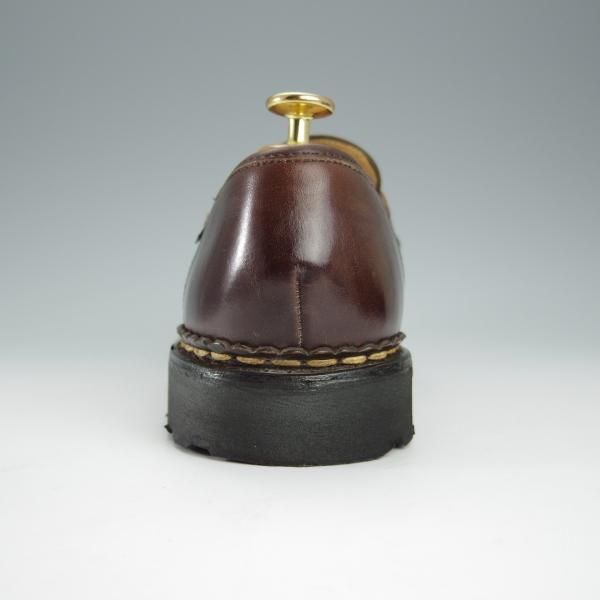 極美品★パラブーツ SIZE 7【定価￥71,500-★ランス/REIMS/カフェ】CAFE/コインローファー/リスレザー/濃茶/メンズ/Paraboot★h486