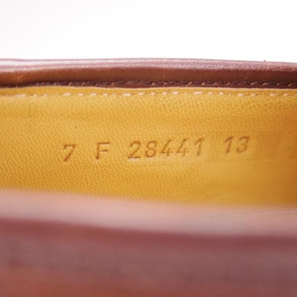 極美品★パラブーツ SIZE 7【定価￥71,500-★ランス/REIMS/カフェ】CAFE/コインローファー/リスレザー/濃茶/メンズ/Paraboot★h486