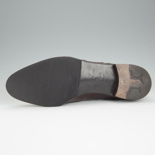 美品★ジョンロブ 6.5D【定価20万円以上★プレステージライン/WARWICK/7000ラスト】ブラインドブローグ/カーフ/濃茶/JOHN LOBB★h487