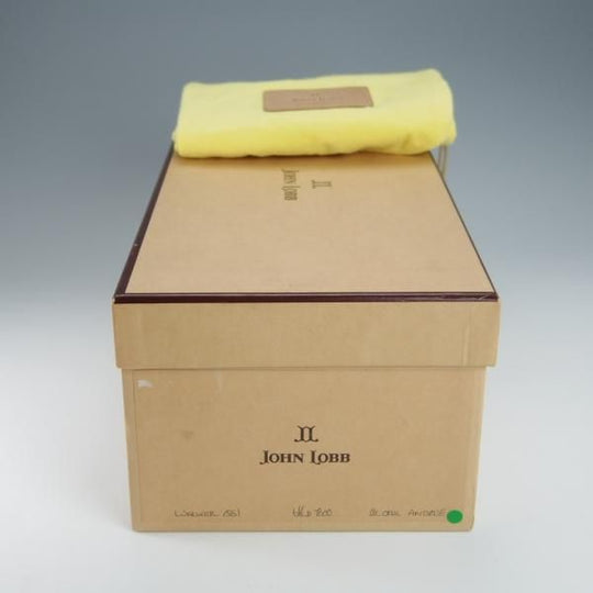 美品★ジョンロブ 6.5D【定価20万円以上★プレステージライン/WARWICK/7000ラスト】ブラインドブローグ/カーフ/濃茶/JOHN LOBB★h487