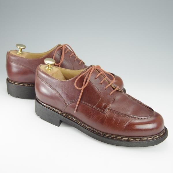 美品★パラブーツ SIZE 6【定価￥71,500-★シャンボード/CHAMBORD】マロン/MARRON/リスレザー/Uチップ/茶/TEXソール/Paraboot★h488