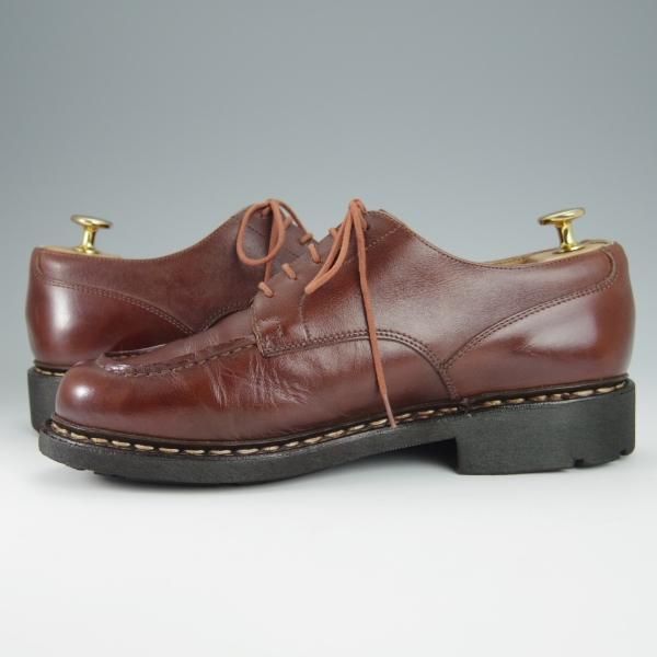 美品★パラブーツ SIZE 6【定価￥71,500-★シャンボード/CHAMBORD】マロン/MARRON/リスレザー/Uチップ/茶/TEXソール/Paraboot★h488