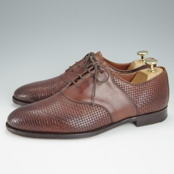 極上★(英)グレンソン UK7.5/US8D【最上級★マスターピース/ポールスチュアート別注】SOMERSET/カーフ/茶/Stuart's Choice/GRENSON★h490