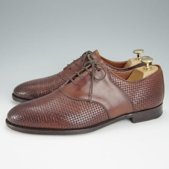 極上★(英)グレンソン UK7.5/US8D【最上級★マスターピース/ポールスチュアート別注】SOMERSET/カーフ/茶/Stuart's Choice/GRENSON★h490