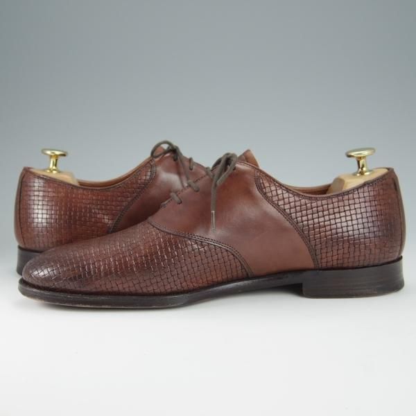 極上★(英)グレンソン UK7.5/US8D【最上級★マスターピース/ポールスチュアート別注】SOMERSET/カーフ/茶/Stuart's Choice/GRENSON★h490