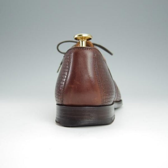 極上★(英)グレンソン UK7.5/US8D【最上級★マスターピース/ポールスチュアート別注】SOMERSET/カーフ/茶/Stuart's Choice/GRENSON★h490