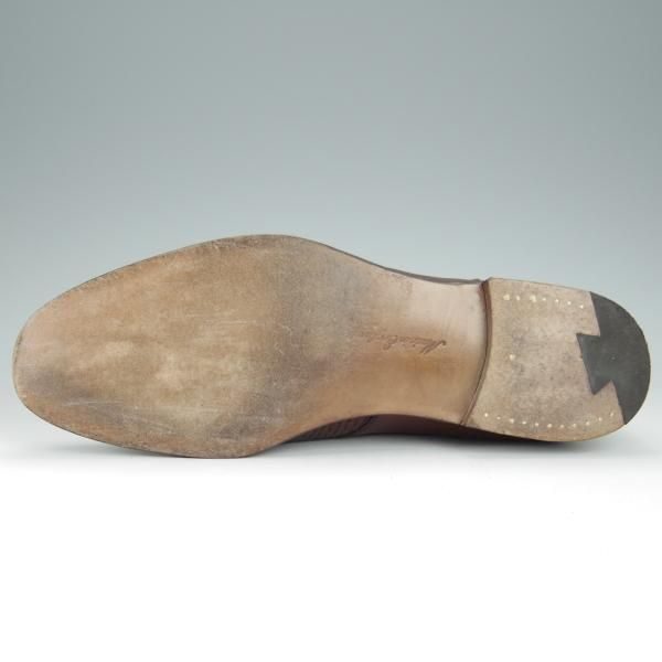 極上★(英)グレンソン UK7.5/US8D【最上級★マスターピース/ポールスチュアート別注】SOMERSET/カーフ/茶/Stuart's Choice/GRENSON★h490