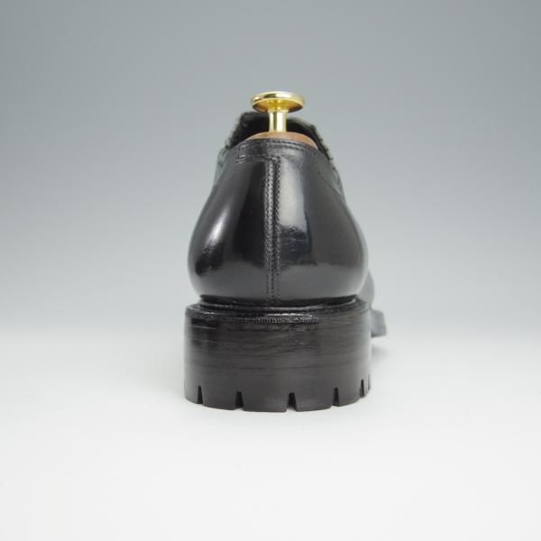 極上★浅草コブラー UK8.5程度【オーダー品★ハンドソーンウェルテッド製法/レイジーマン】コマンドソール/黒/The Asakusa Cobbler★h491