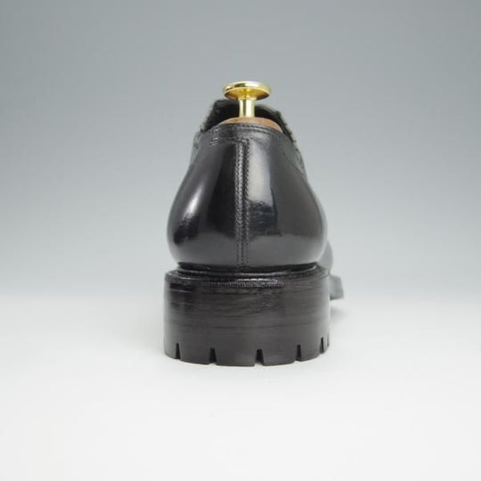 極上★浅草コブラー UK8.5程度【オーダー品★ハンドソーンウェルテッド製法/レイジーマン】コマンドソール/黒/The Asakusa Cobbler★h491