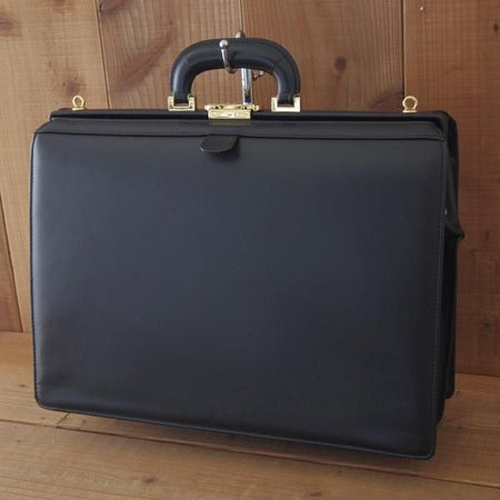 美品★ポーター/PORTER【貴重★レザー/ダレスバッグ】メンズ/ビジネス/バッグ/ブリーフケース/黒/革/鞄★N5778