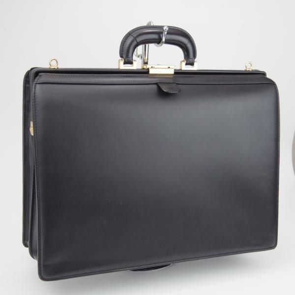 美品★ポーター/PORTER【貴重★レザー/ダレスバッグ】メンズ/ビジネス/バッグ/ブリーフケース/黒/革/鞄★N5778