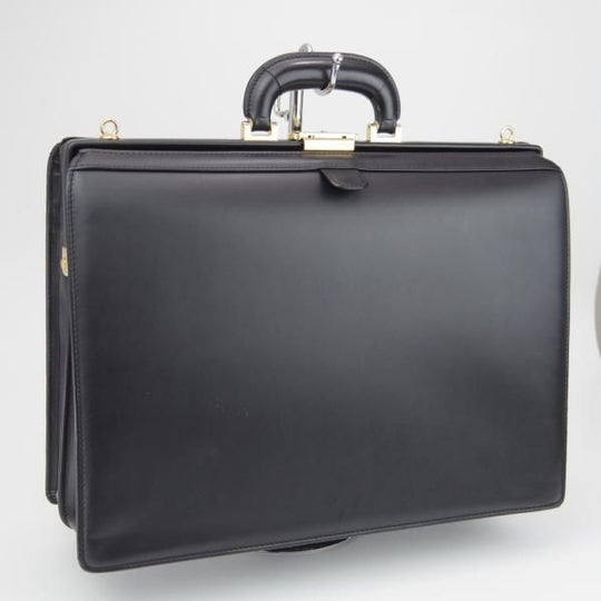 美品★ポーター/PORTER【貴重★レザー/ダレスバッグ】メンズ/ビジネス/バッグ/ブリーフケース/黒/革/鞄★N5778