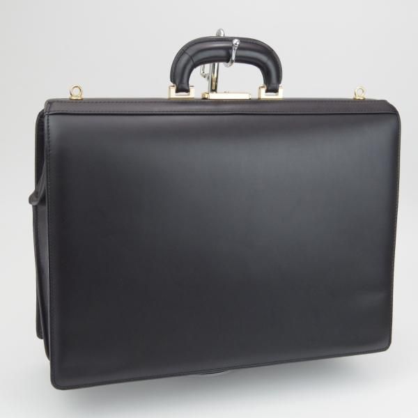 美品★ポーター/PORTER【貴重★レザー/ダレスバッグ】メンズ/ビジネス/バッグ/ブリーフケース/黒/革/鞄★N5778