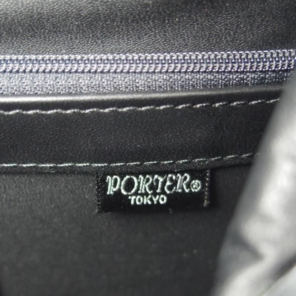 美品★ポーター/PORTER【貴重★レザー/ダレスバッグ】メンズ/ビジネス/バッグ/ブリーフケース/黒/革/鞄★N5778