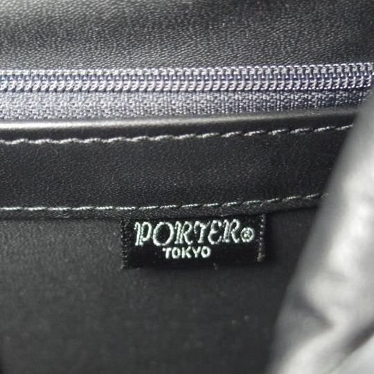 美品★ポーター/PORTER【貴重★レザー/ダレスバッグ】メンズ/ビジネス/バッグ/ブリーフケース/黒/革/鞄★N5778