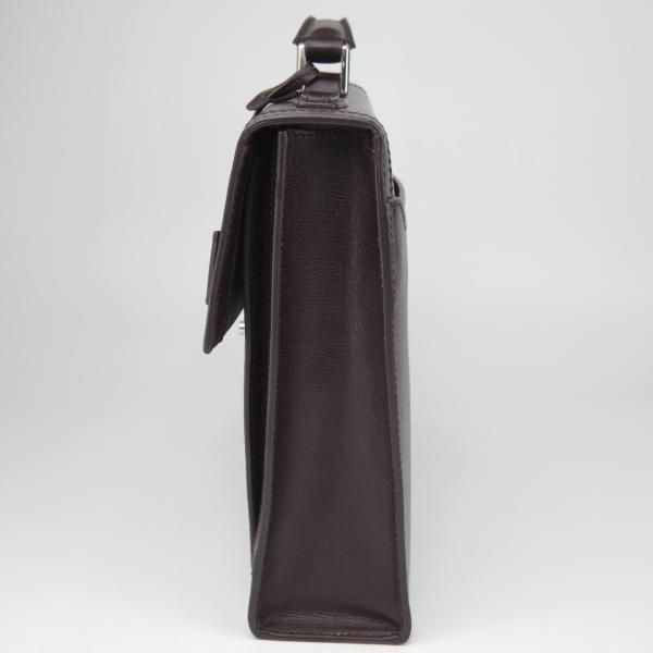極上★(英)スマイソン/SMYTHSON【定価15万円以上★レザー/ブリーフケース】メンズ/ビジネス/バッグ/濃茶/革/鞄★N5780
