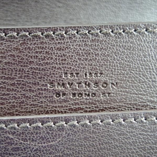 極上★(英)スマイソン/SMYTHSON【定価15万円以上★レザー/ブリーフケース】メンズ/ビジネス/バッグ/濃茶/革/鞄★N5780