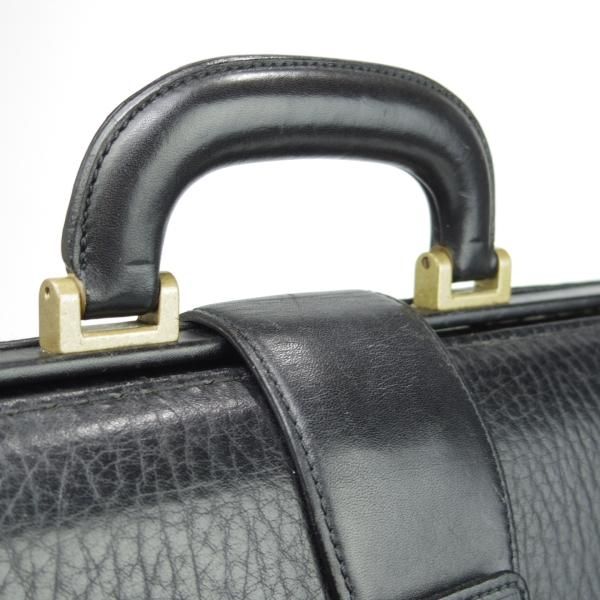 極上★(英)バーバリー/Burberry【貴重★ダレスバッグ/レザー】メンズ/ビジネス/バッグ/ブリーフケース/黒/革/鞄★N5784