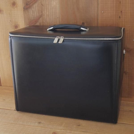 ★ダンヒル/dunhill【貴重★ソフトトランク/黒/レザー】ソフトアタッシュ/メンズ/ビジネス/バッグ/革/鞄★N5785