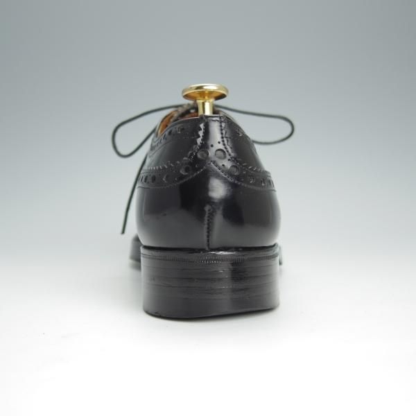 極上★旧チャーチ 65E/UK6.5【貴重★2都市ロゴ(〜70’s)/ブックバインダーカーフ/ BURWOOD】バーウッド/81ラスト/黒/Church's★h493