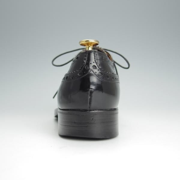 極上★旧チャーチ 65E/UK6.5【貴重★2都市ロゴ(〜70’s)/ブックバインダーカーフ/ BURWOOD】バーウッド/81ラスト/黒/Church's★h493