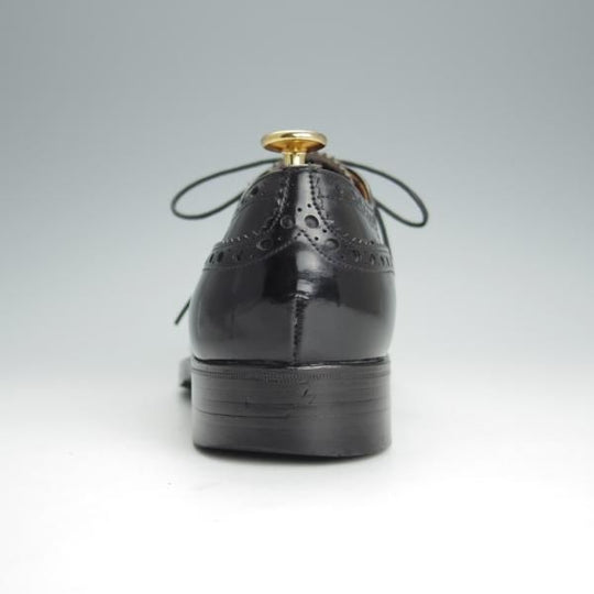 極上★旧チャーチ 65E/UK6.5【貴重★2都市ロゴ(〜70’s)/ブックバインダーカーフ/ BURWOOD】バーウッド/81ラスト/黒/Church's★h493