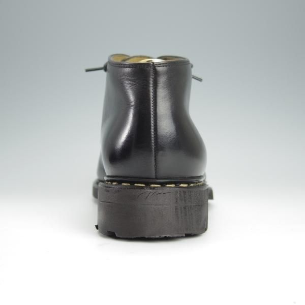 美品★パラブーツ SIZE 8【貴重★チャッカブーツ/GUERNY】リスレザー/NOIR/黒/TEXソール/メンズ/Paraboot★h495