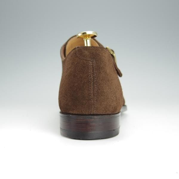 美品★クロケット&ジョーンズ 7.5D【モデル定価￥111,100-★ハンドグレードライン/REPTON】337ラスト/ダブルモンク/Crockett&Jones★h496