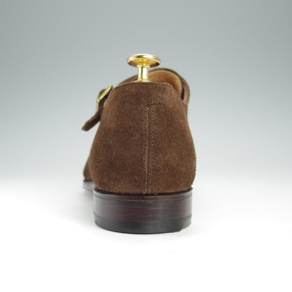 美品★クロケット&ジョーンズ 7.5D【モデル定価￥111,100-★ハンドグレードライン/REPTON】337ラスト/ダブルモンク/Crockett&Jones★h496