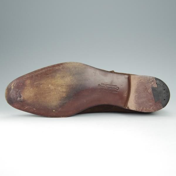 美品★クロケット&ジョーンズ 7.5D【モデル定価￥111,100-★ハンドグレードライン/REPTON】337ラスト/ダブルモンク/Crockett&Jones★h496