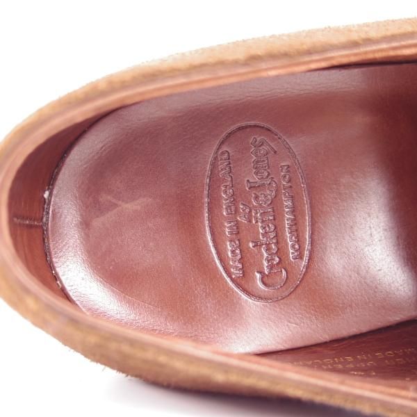 美品★クロケット&ジョーンズ 7.5D【モデル定価￥111,100-★ハンドグレードライン/REPTON】337ラスト/ダブルモンク/Crockett&Jones★h496