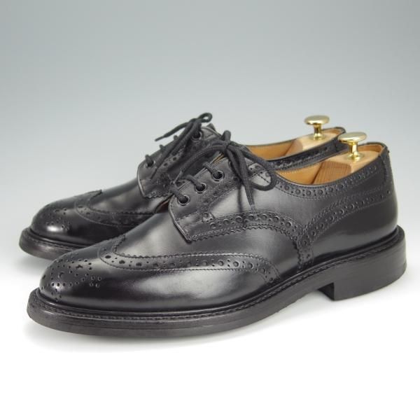 極上★トリッカーズ SIZE 7.5【現行定価￥90,200-★ダイナイトソール/BOURTON/バートン】M5633/カントリーシューズ/黒/Tricker's★h497