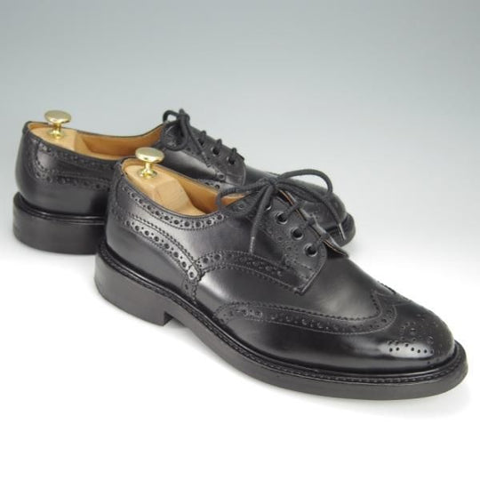 極上★トリッカーズ SIZE 7.5【現行定価￥90,200-★ダイナイトソール/BOURTON/バートン】M5633/カントリーシューズ/黒/Tricker's★h497
