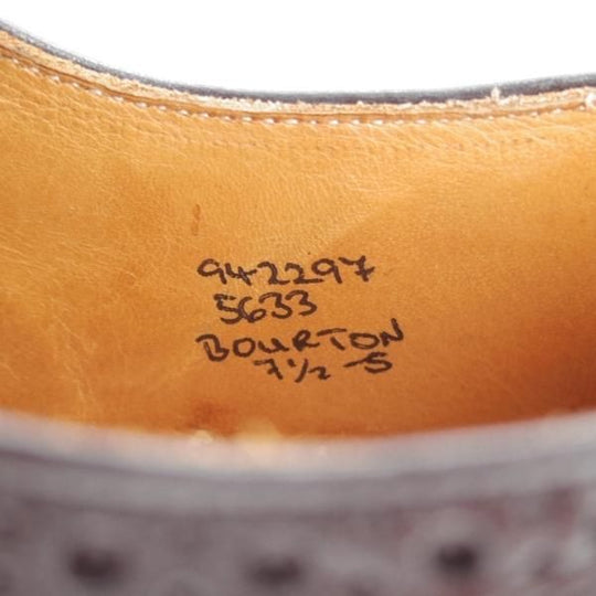 極上★トリッカーズ SIZE 7.5【現行定価￥90,200-★ダイナイトソール/BOURTON/バートン】M5633/カントリーシューズ/黒/Tricker's★h497