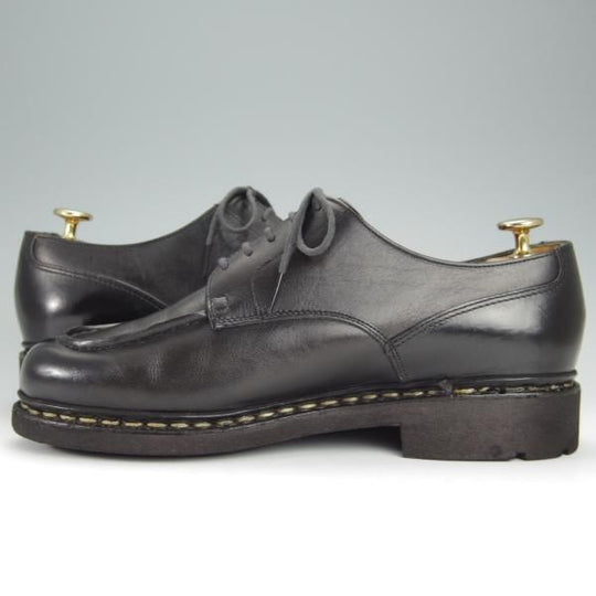 美品★パラブーツ SIZE 6.5【定価￥71,500-★シャンボード/CHAMBORD】TEXソール/リスレザー/NOIR/黒/Uチップ/メンズ/Paraboot★h498