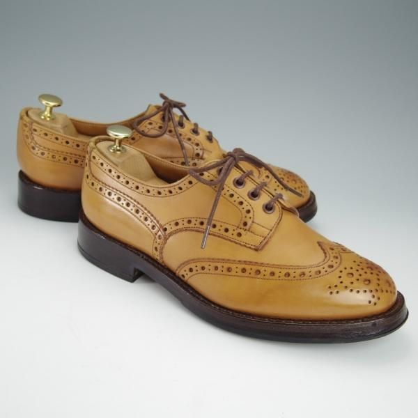 ★トリッカーズ SIZE 7.5【現行定価￥90,200-★BOURTON/バートン/エイコンアンティーク】M5633/カントリーシューズ/短靴/Tricker's★h500