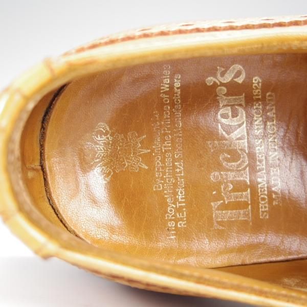 ★トリッカーズ SIZE 7.5【現行定価￥90,200-★BOURTON/バートン/エイコンアンティーク】M5633/カントリーシューズ/短靴/Tricker's★h500