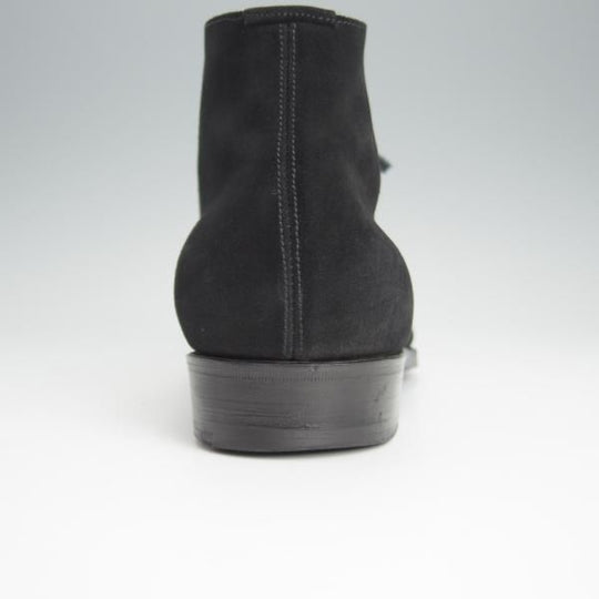 極上★REIKO TSUKUI/レイコツクイ SIZE 8.5【ハンドソーンウェルテッド製法★チャッカブーツ/黒】スエード/メンズ★h507