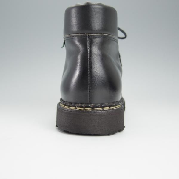 ★パラブーツ SIZE 40【貴重★フォック仕様(アザラシの毛皮)/MILLY】ミリー/チロリアンブーツ/カーフ/黒/メンズ/Paraboot★h508